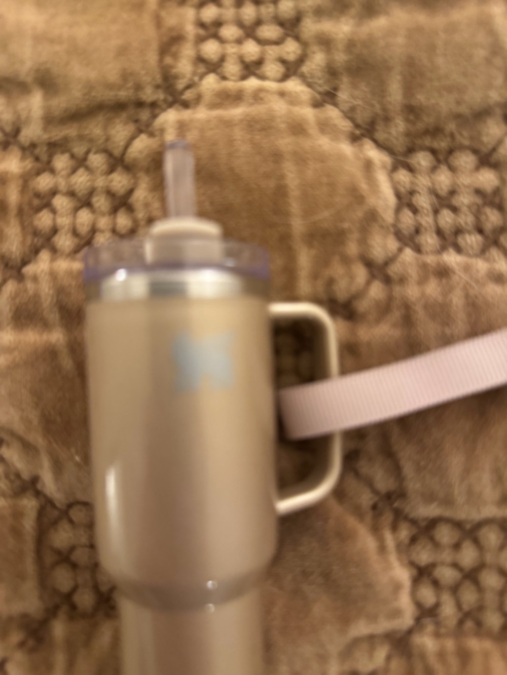 Mini Stanley Mug Ornament with Straw and Handle - Picture 2 of 3